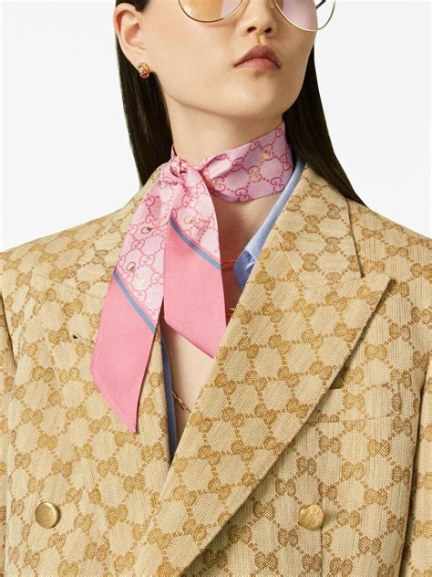 gucci bow scrunchie|gucci silk neck bow.